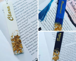 Personalised Resin Bookmarks