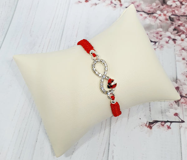 Handmade Bracelet, Girls Kids Fashion, Infinity Charm, kids jewellery,kids gift - Davihappyshop