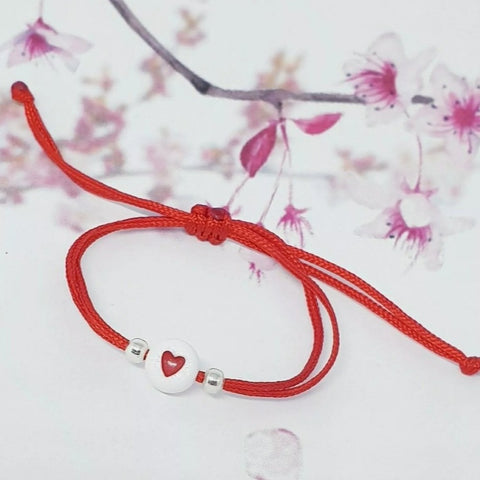 Handmade bracelet,baby bracelet,red string bracelet,handmade baby bracelet,baby birthday gift - Davihappyshop