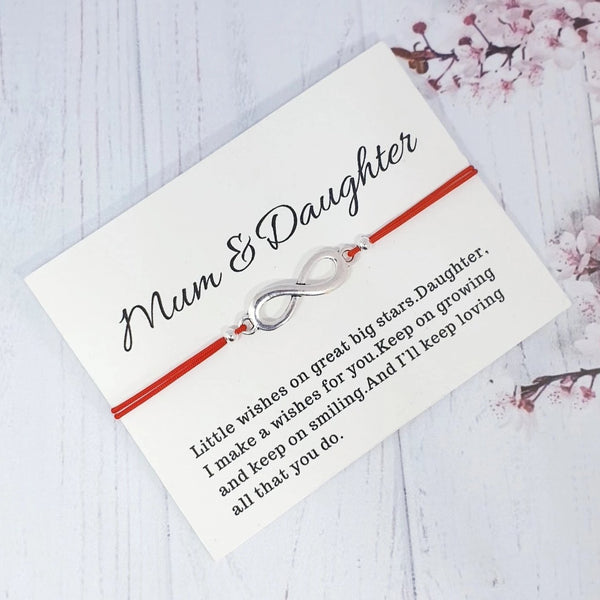 Wish bracelets Friendship Mother& Daughter Birthday, Christmas Gift - Davihappyshop
