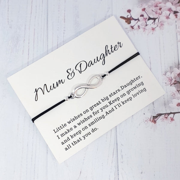 Wish bracelets Friendship Mother& Daughter Birthday, Christmas Gift - Davihappyshop