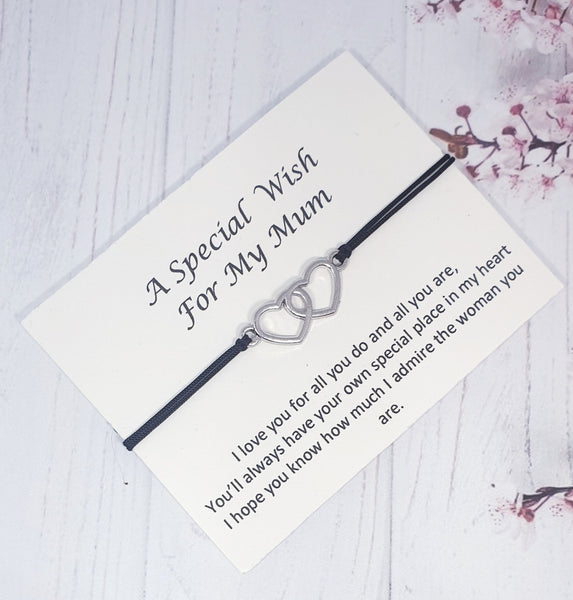 Mum Wish Bracelet Mother ,Wish Bracelet Gift for Mum, Mother's Day Gift - Davihappyshop