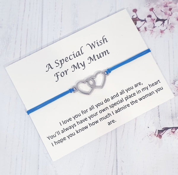 Mum Wish Bracelet Mother ,Wish Bracelet Gift for Mum, Mother's Day Gift - Davihappyshop