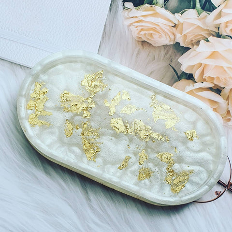 Handmade Resin Trinket Dish ,Jewelry Dish