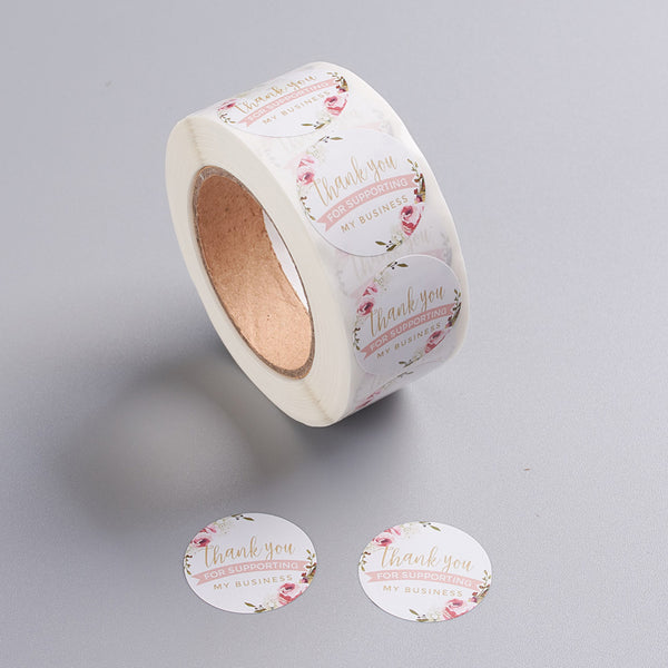 Thank You Stickers Labels Stickers Round Stickers Thank You For Supporting My Small Business