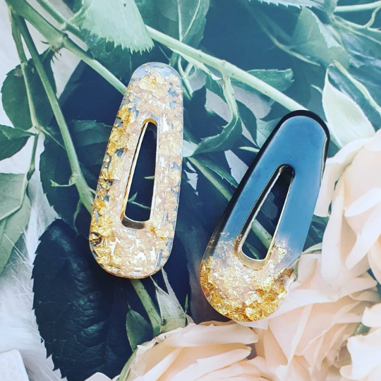 Set of 2 Resin Hair Clip,Colourful Hairclips, Custom clips