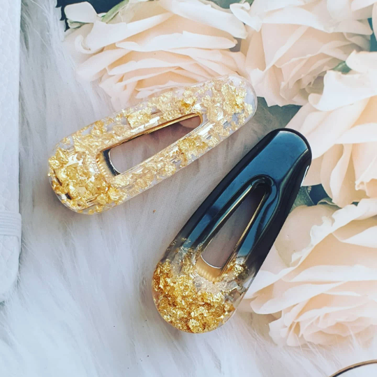Set of 2 Resin Hair Clip,Colourful Hairclips, Custom clips