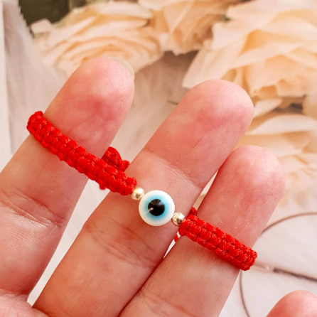 Evil eye bracele,red string bracelet,handmade baby bracelet,baby birthday gift
