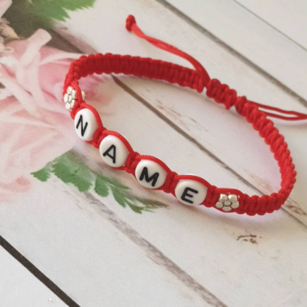 Pesonalised Bracelet, Initial, Custom Name Bracelet,Macrame Bracelet, Friendship Bracelet, Personalized Name Bracelet, Couples Bracelet
