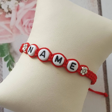 Pesonalised Bracelet, Initial, Custom Name Bracelet,Macrame Bracelet, Friendship Bracelet, Personalized Name Bracelet, Couples Bracelet