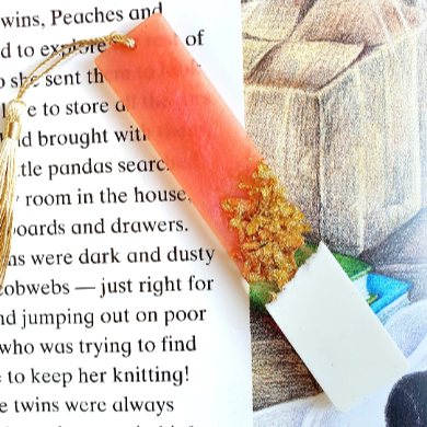 Personalised Resin Bookmark ,Personalised Gift,Name Bookmark,Book lover gift