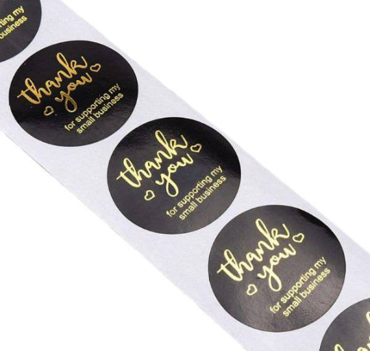 Thank You Stickers Labels Stickers Round Stickers Thank You For Supporting My Small Business