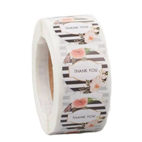 Thank You Stickers Labels Stickers Round Stickers Thank You For Supporting My Small Business