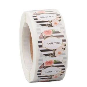 Thank You Stickers Labels Stickers Round Stickers Thank You For Supporting My Small Business