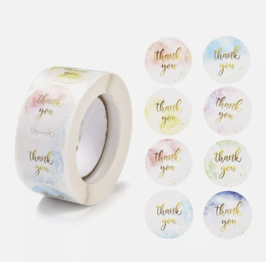 Thank You Stickers Labels Stickers Round Stickers Thank You For Supporting My Small Business