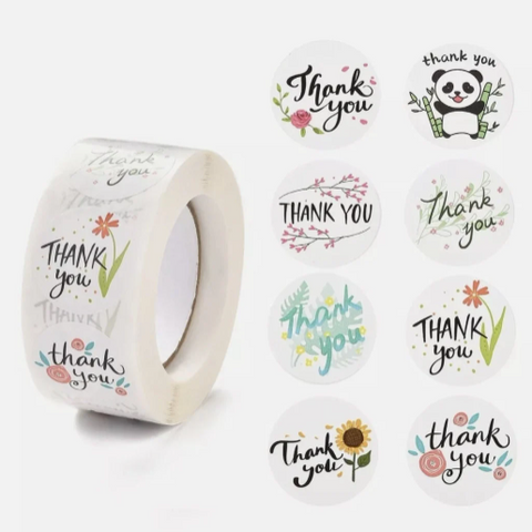 Thank You Stickers Labels Stickers Round Stickers Thank You For Supporting My Small Business