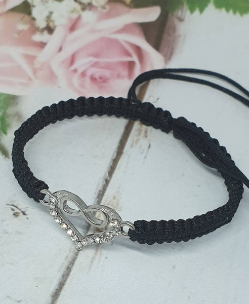 Woven bracelet,Handmade friendship bracelet,Friendship Bracelet,Heart Charm Birthday Gift - Davihappyshop