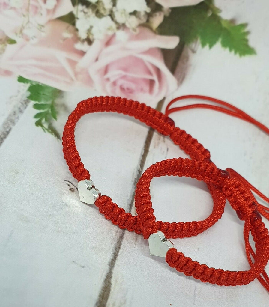Handmade Bracelets Red Nylon Cord Friendship,Baby Red Nylon Cord Famil