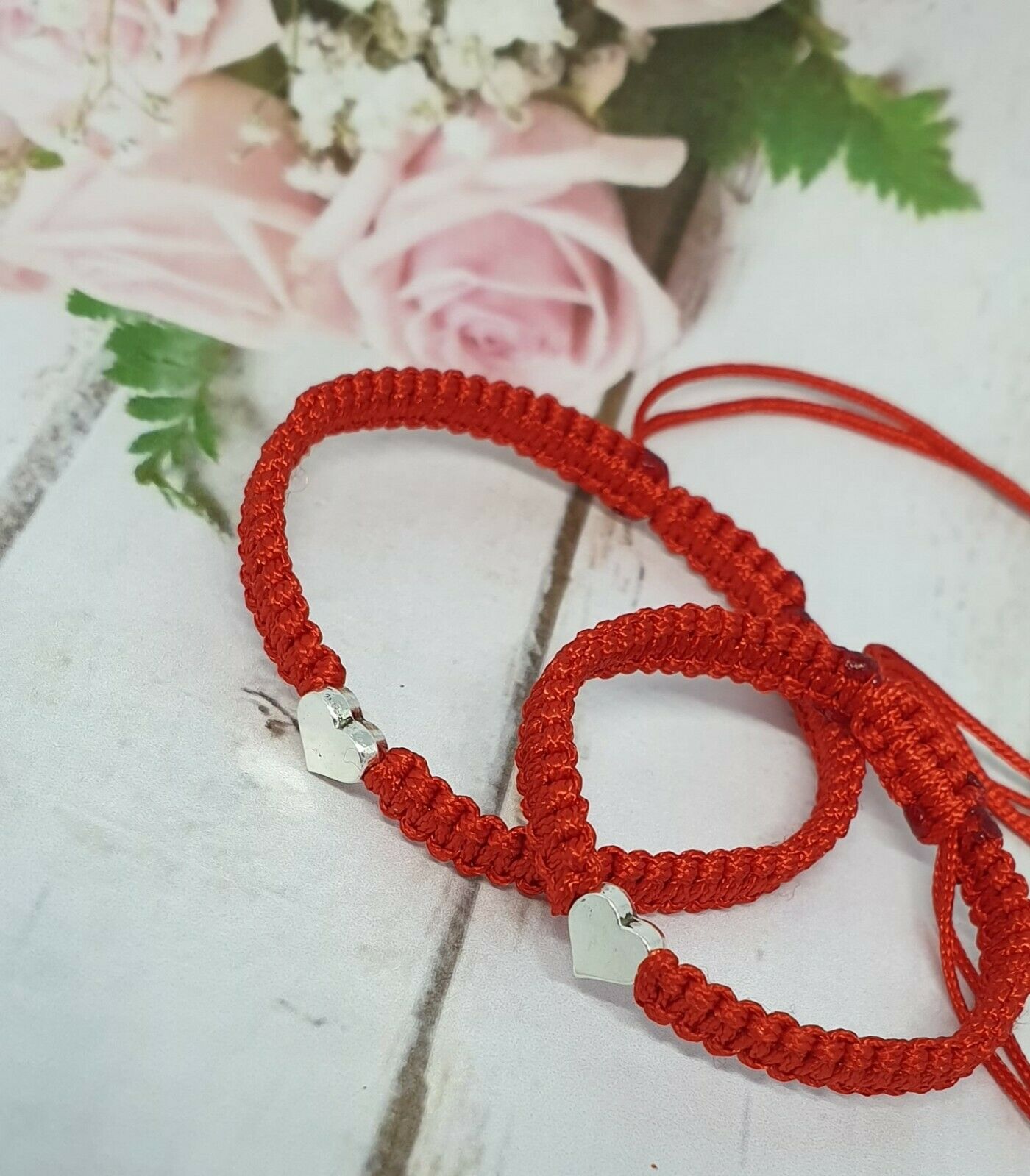 Handmade Bracelets Red Nylon Cord Friendship,Baby Red Nylon Cord Family Bracelets - Davihappyshop